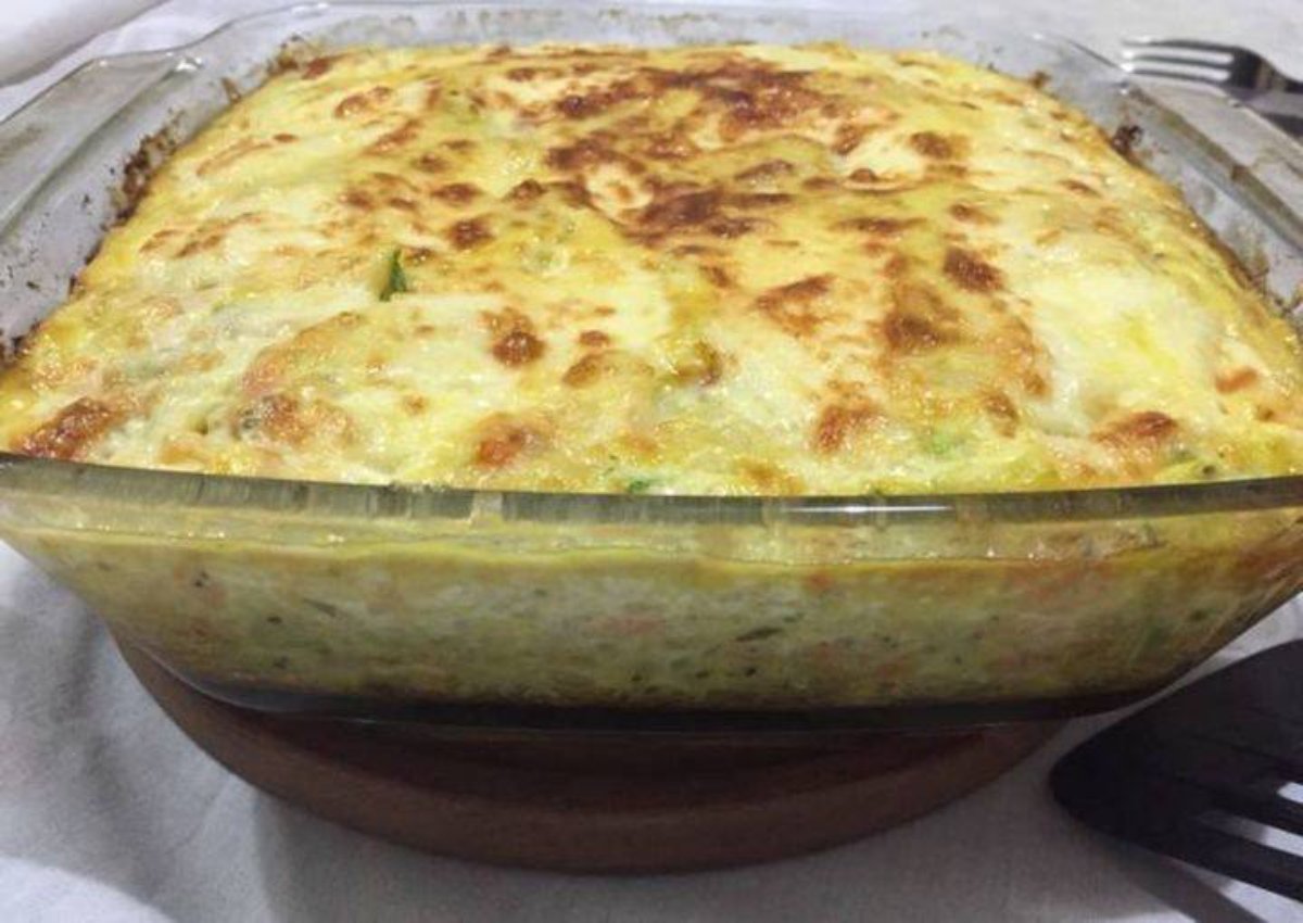 Soufflé de zanahoria, zapallito y queso