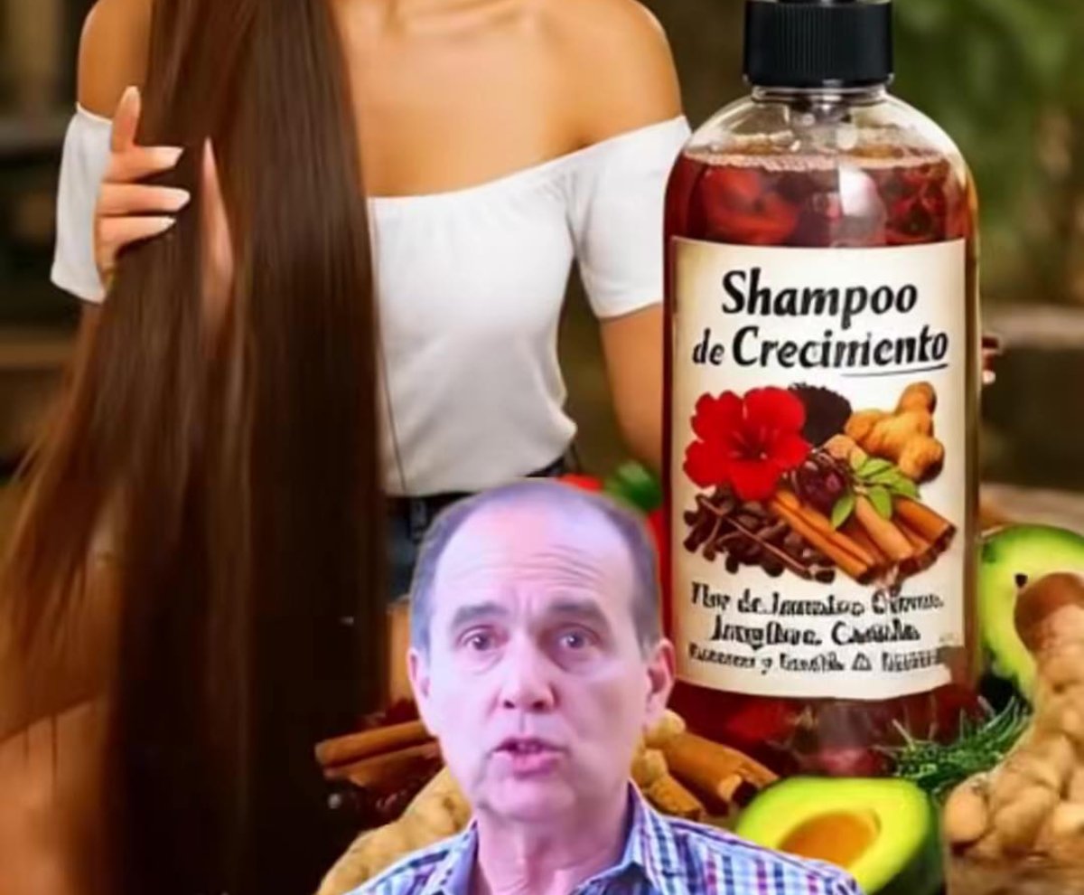 Shampoo de Crecimiento Natural y mezcla casera que podrían transformar tu cabello en 7 días. ❤️ Déjame un comentario para más recetas… ¡Gracias! 😍