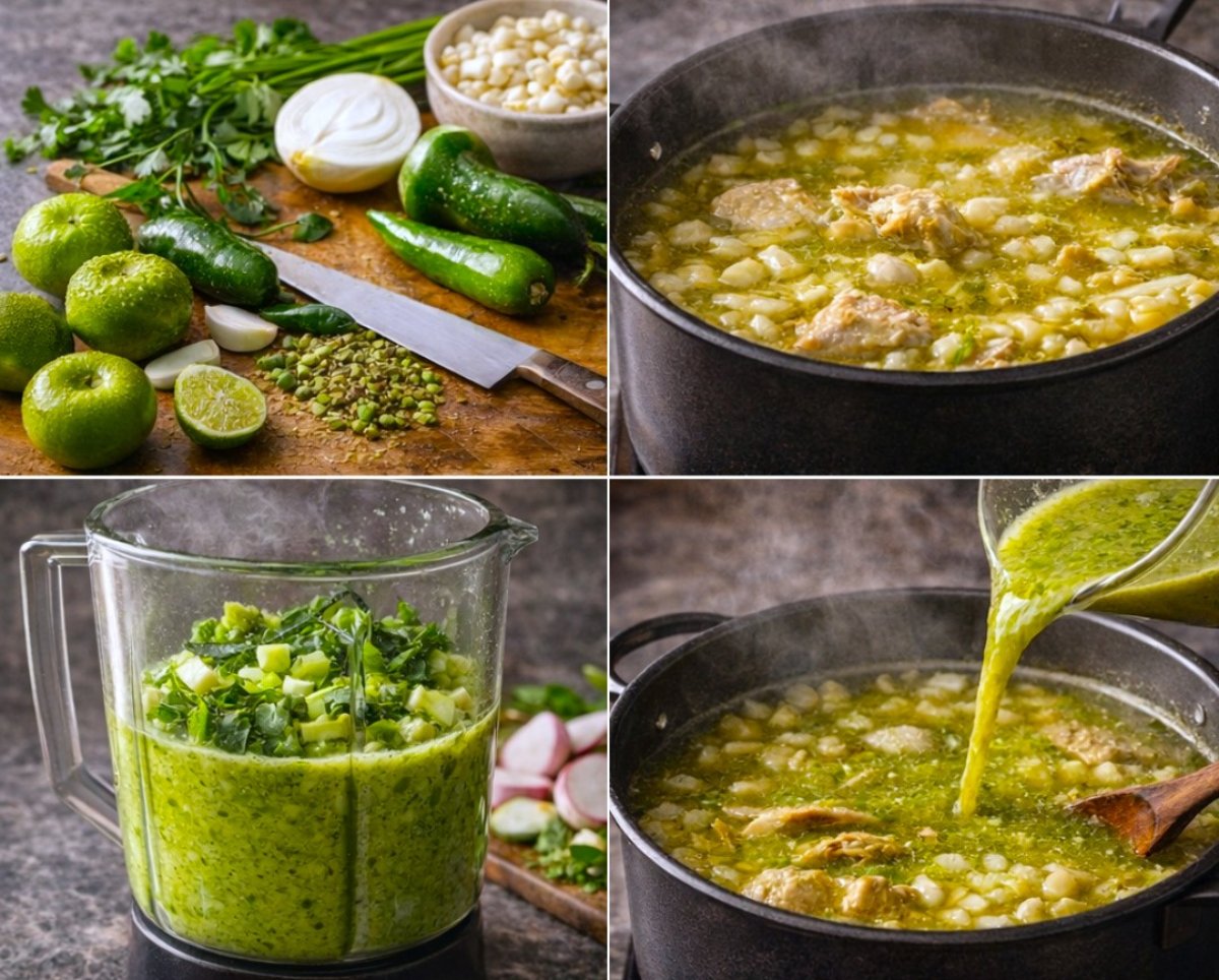  POZOLE VERDE HECHO EN CASA
