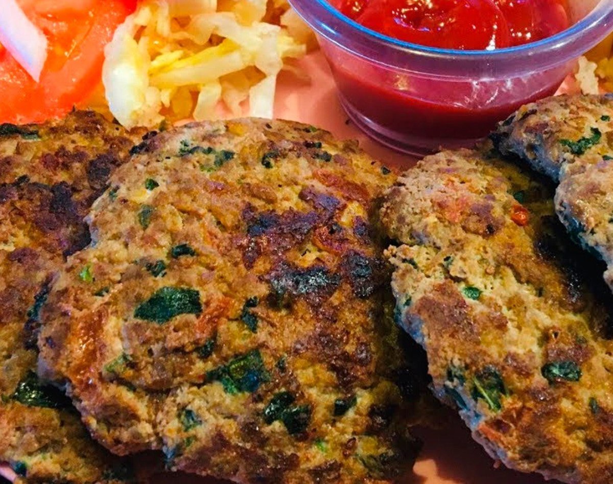 Tortitas de carne molida