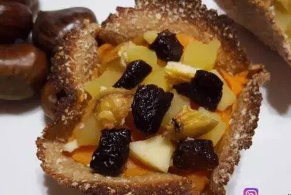 Tarteletas sabores de otoño sin azúcar