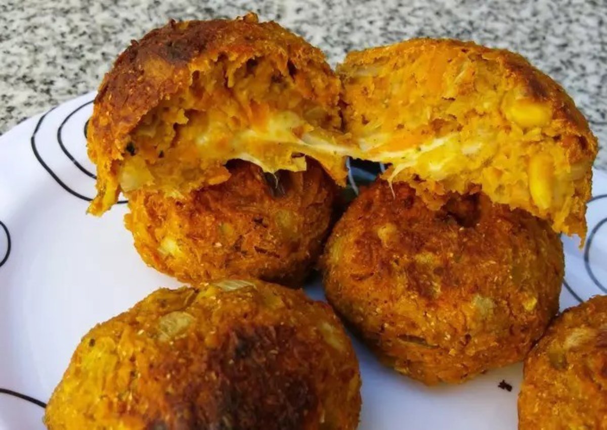 Croquetas de zanahoria y choclo sin gluten