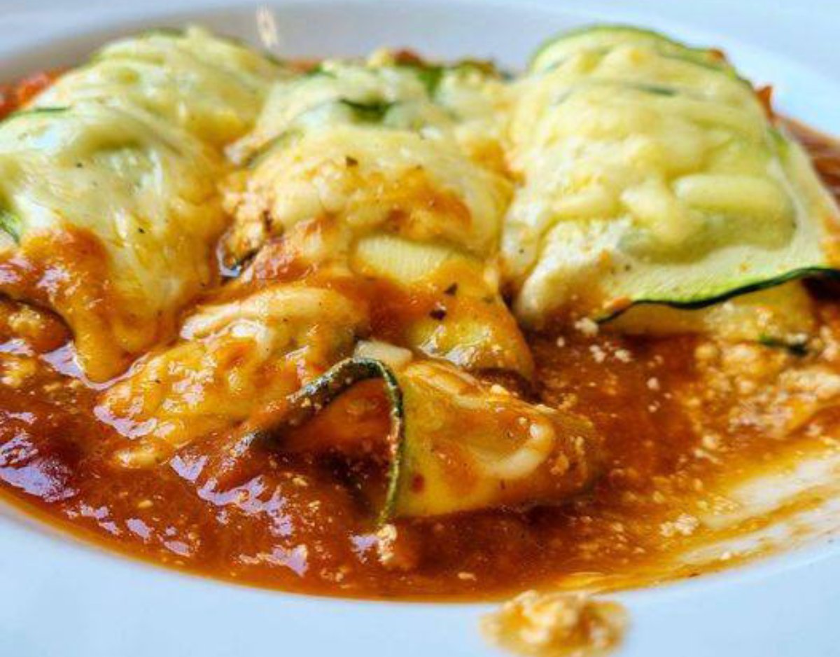 CANELONES DE ZUCCHINI Y RICOTA.