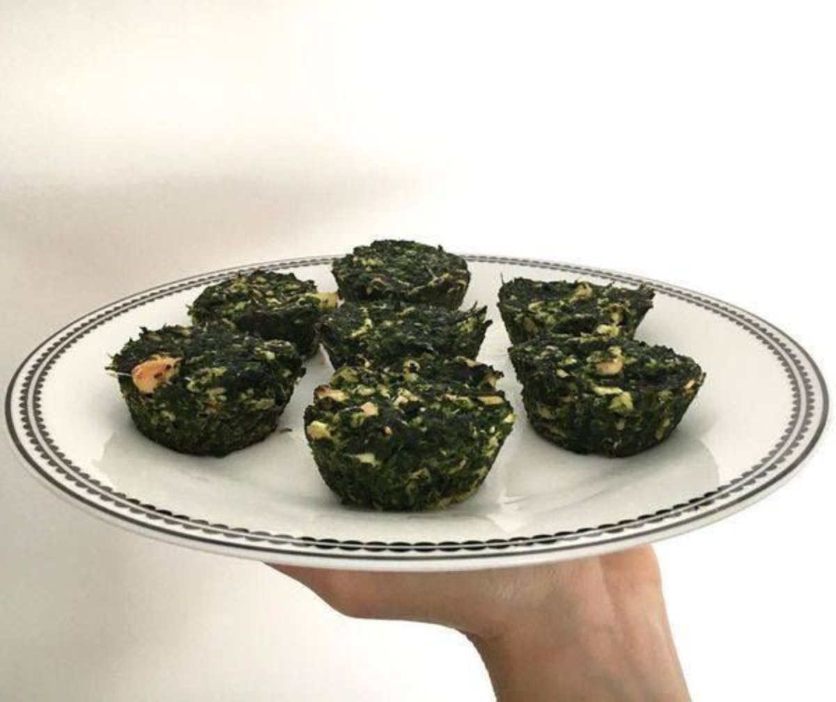 MUFFINS DE POLLO Y ESPINACA