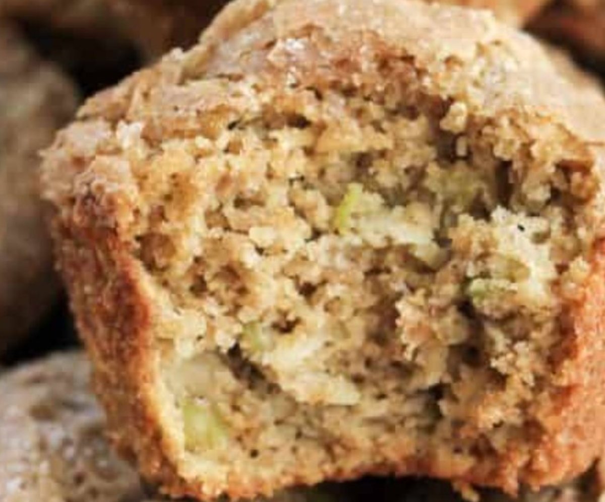 Muffins de manzana, canela y avena