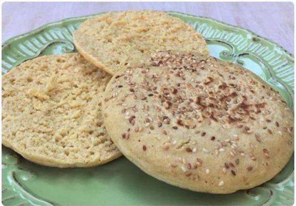 pan vegano de garbanzos sin horno