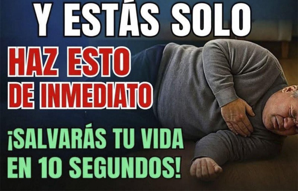 CÓMO SOBREVIVIR A UN INFARTO CUANDO ESTÁS SOLO