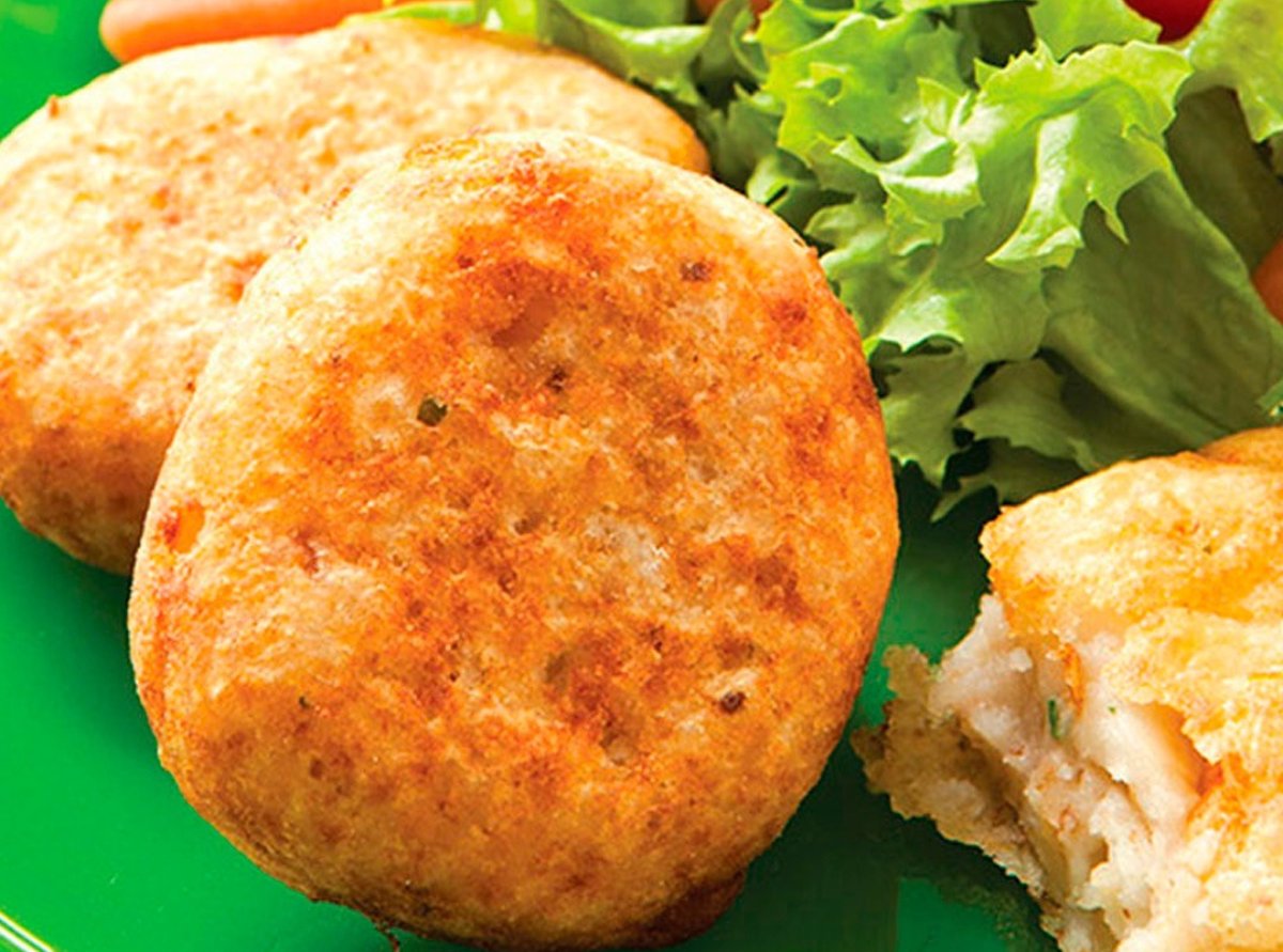 Tortitas de papa con queso