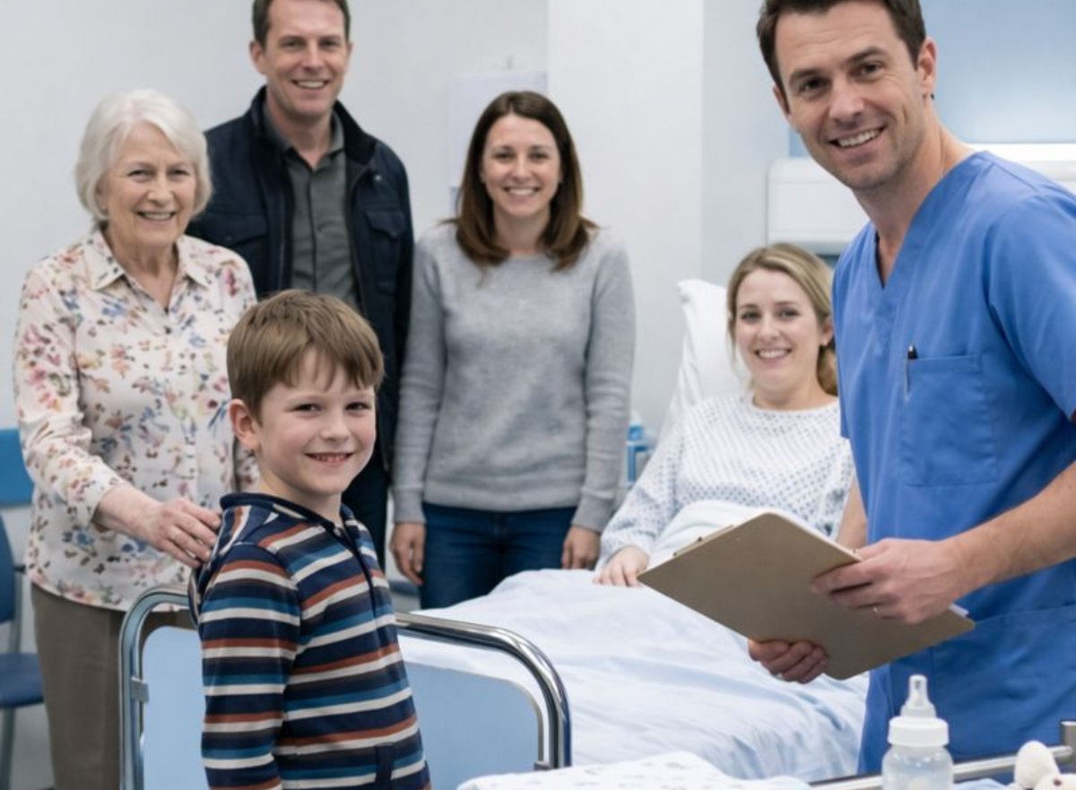 Historia: Declararon fallecido a mi recién nacido… hasta que mi hijo de 8 años hizo una pregunta que paralizó a todo el hospital