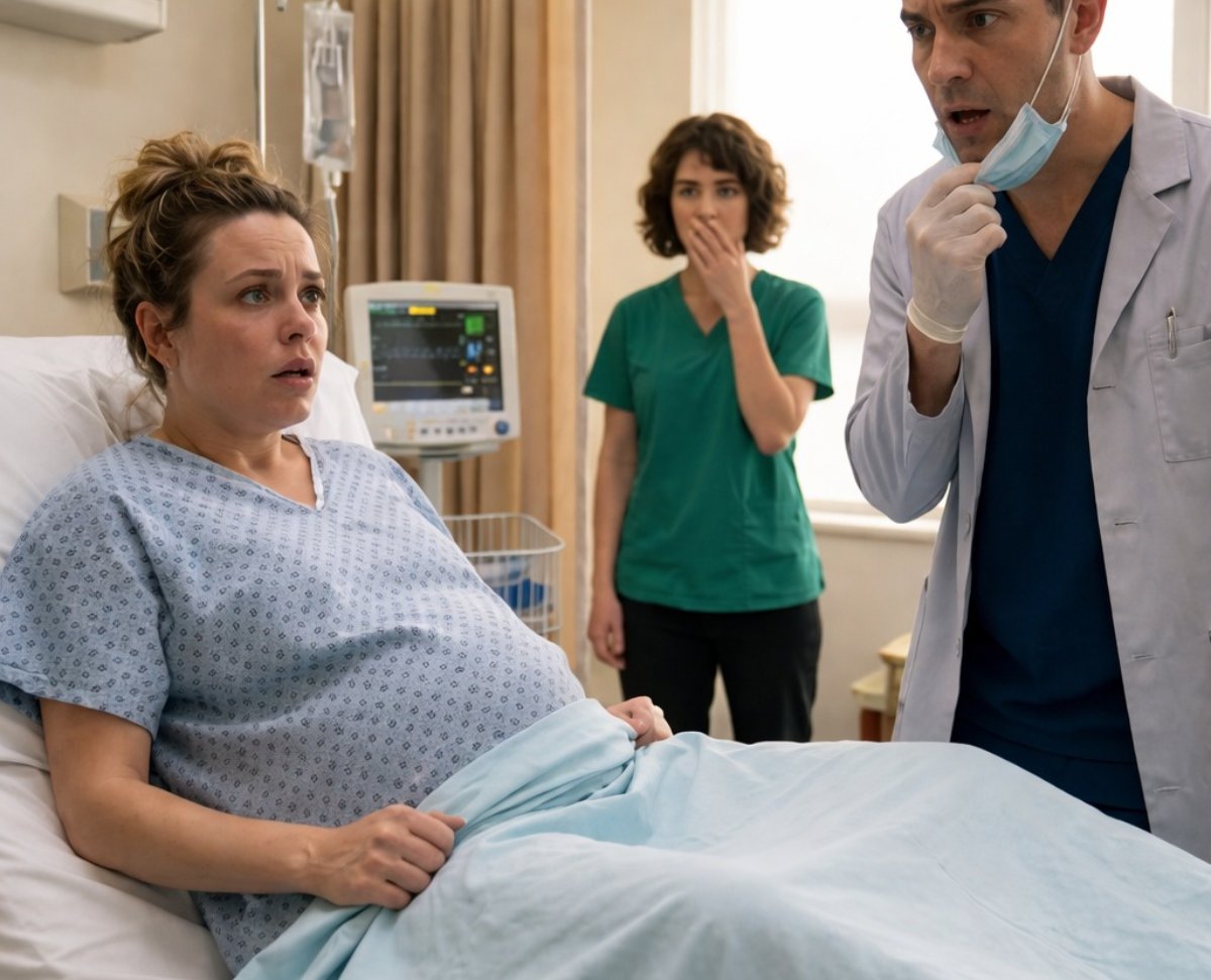 Tras el divorcio oculté que estaba embarazada, hasta que en el parto el médico bajó la máscara y todo se detuvo