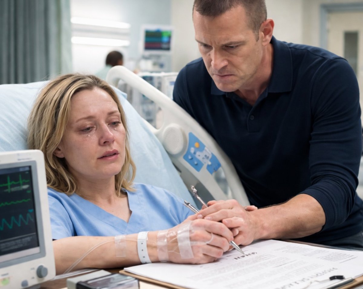 Desde la cama del hospital firmé por amor, pero cuando revisó la cuenta entendió que nada salió como esperaba
