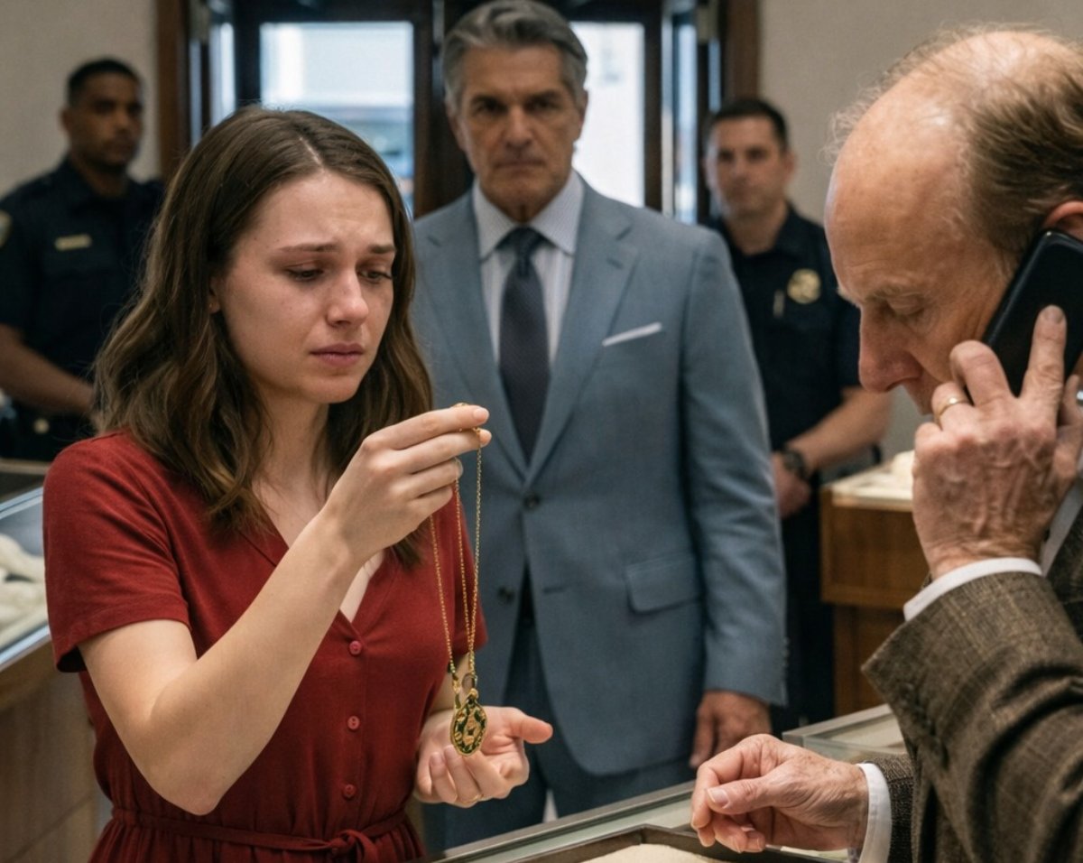 Tras el divorcio intenté vender el viejo collar de mi madre… y el joyero se quedó pálido al verlo