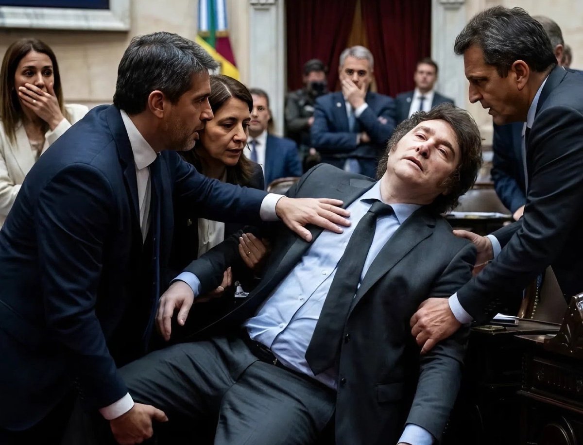 HACE 10 MINUTOS: Momentos de máxima tensión se vivieron en la Casa Rosada cuando el presidente de la República Argentina, Javier Milei, se descompensó repentinamente durante una extensa reunión de trabajo.