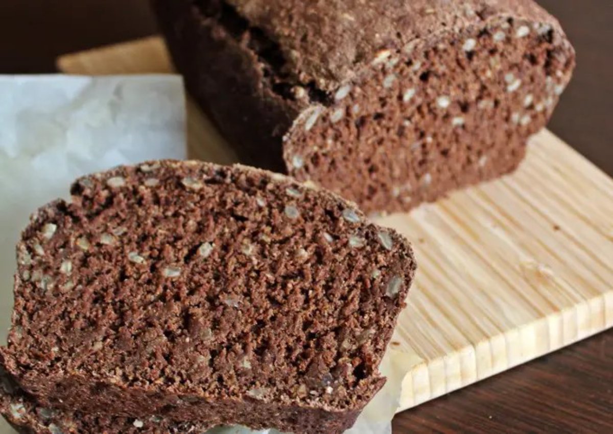 Pan de centeno integral y algarroba