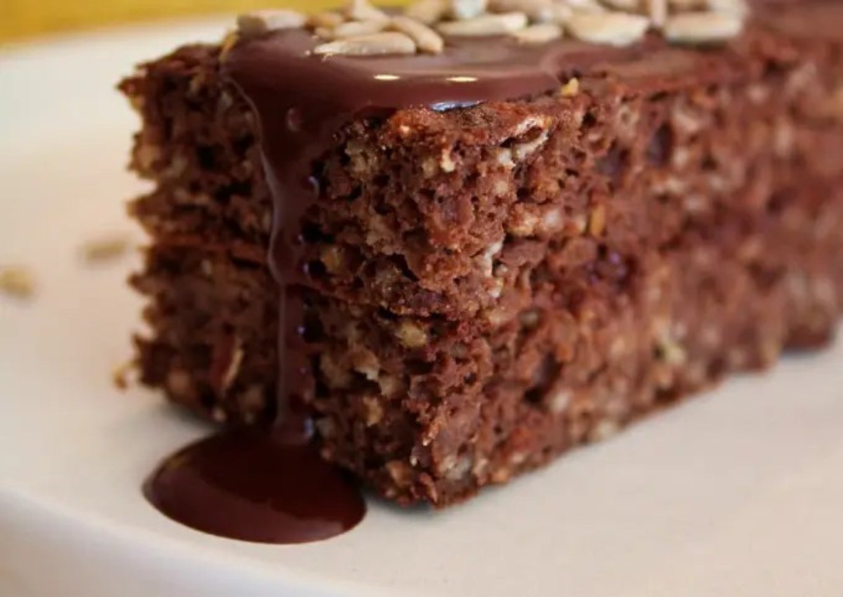 Bizcocho de plátano y cacao sin gluten