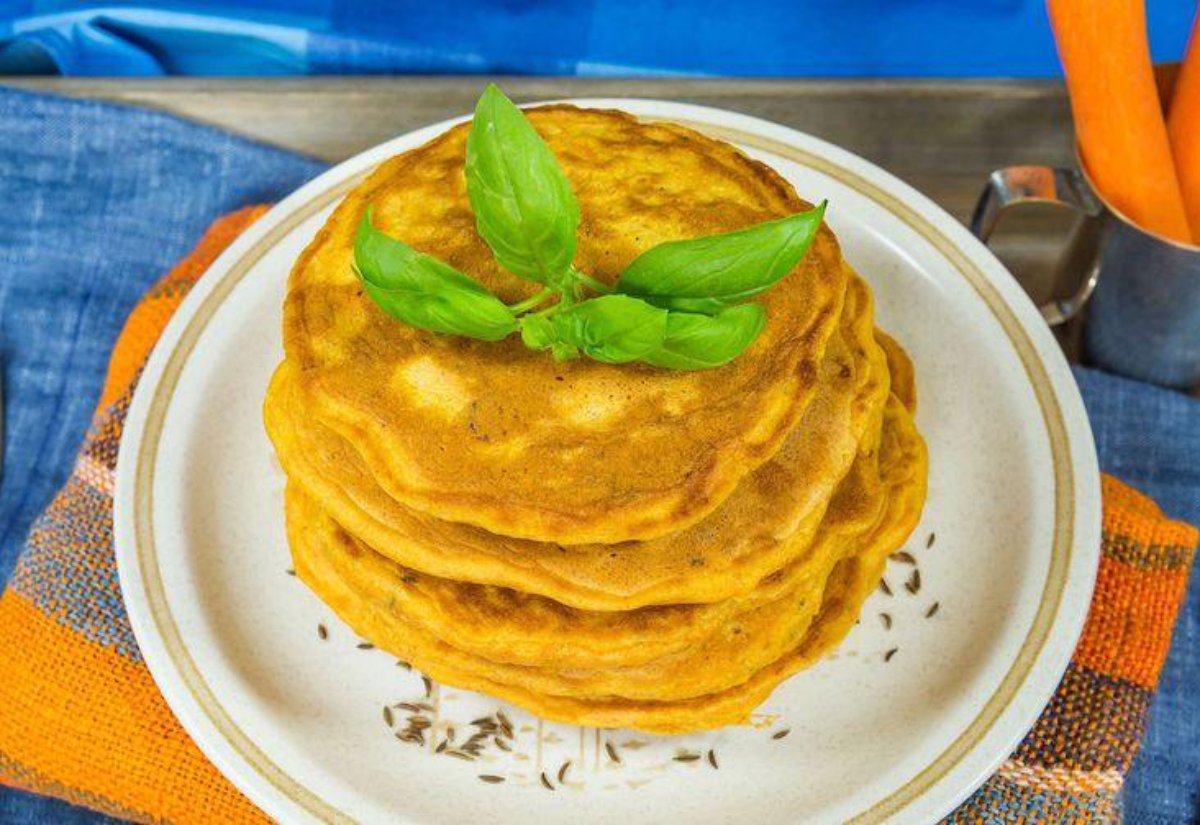 Hotcakes de zanahoria