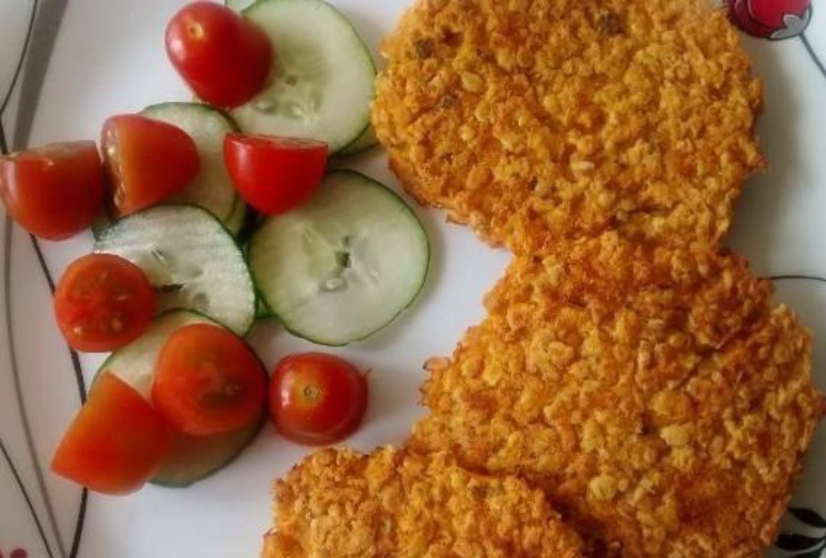 Hamburguesas de calabaza y avena.