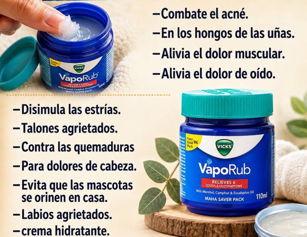 Descubre por Qué Es Beneficioso Aplicar Vick VapoRub En Los Pies Antes De Dormir