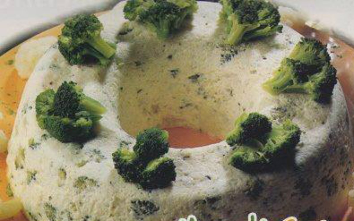 BUDIN DE COLIFLOR Y BROCOLI