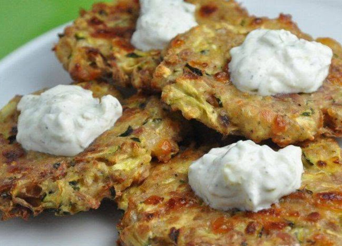 Tortitas horneadas de calabacín y atún (sin gluten)