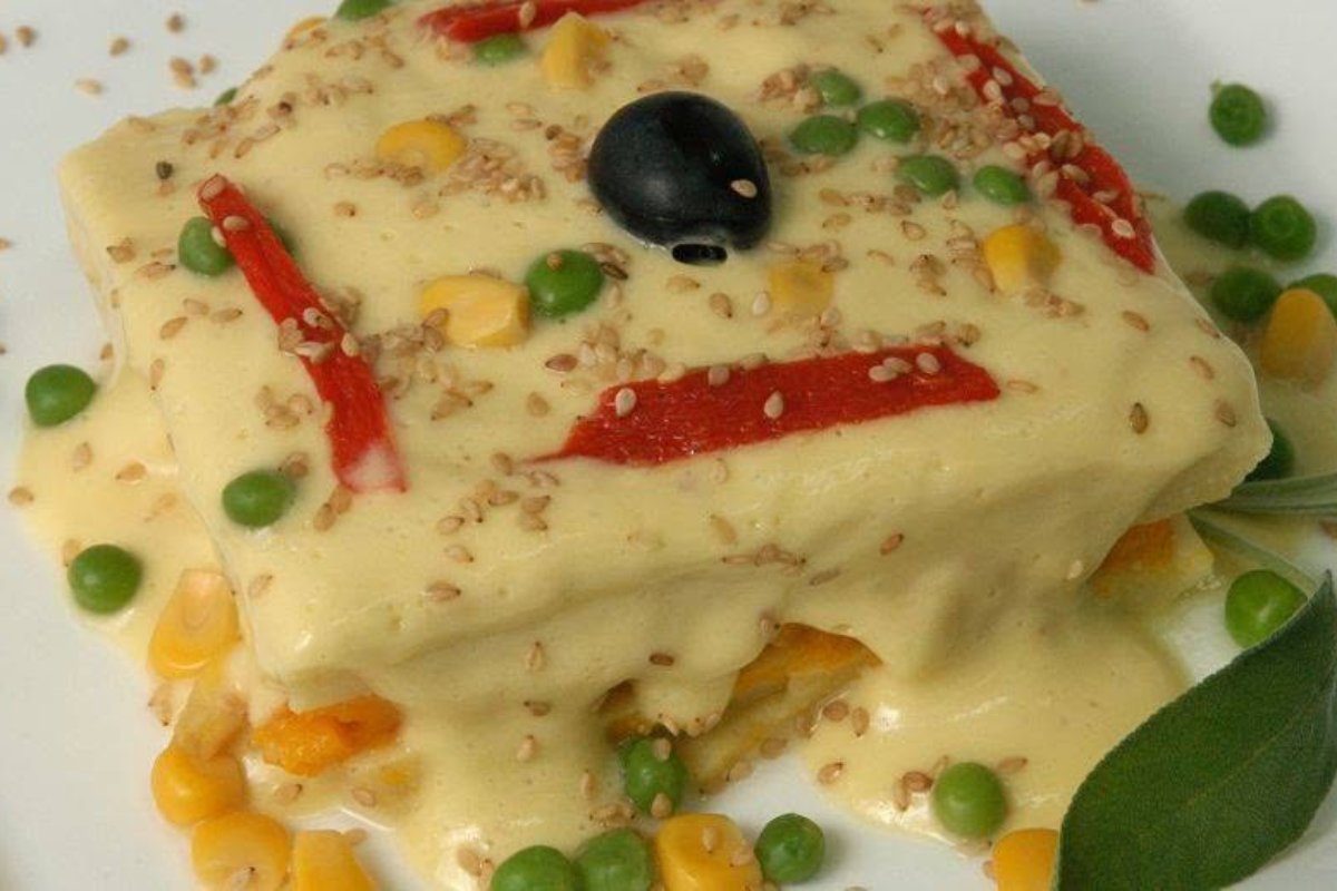 PASTEL DE MIJO CON VERDURAS.