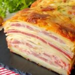 Budín de papas y jamón images