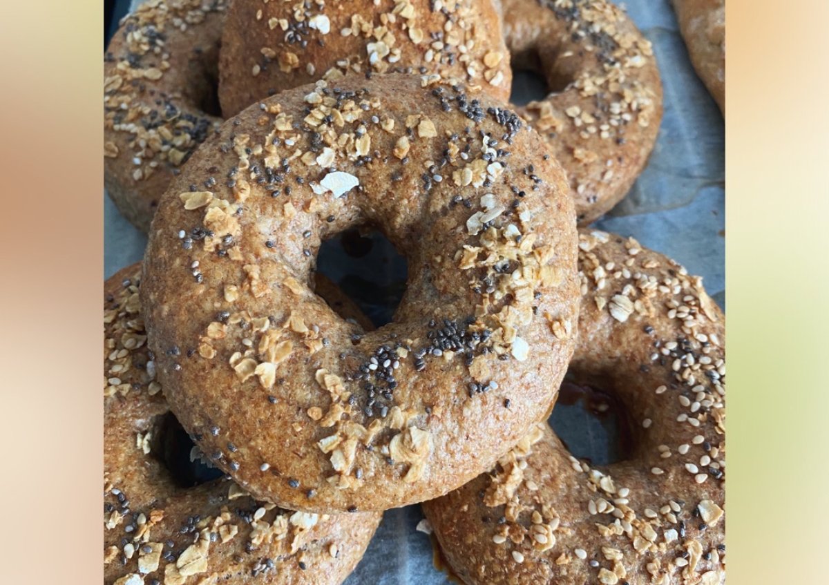 Bagels Integrales con Avena!