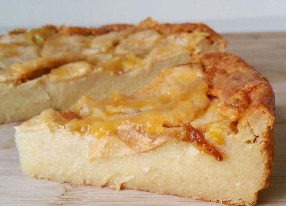 Tarta de manzana húmeda