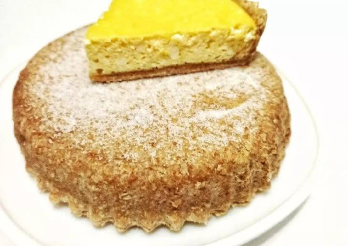 Tarta de ricotta saludable (sin azúcar, sin manteca)